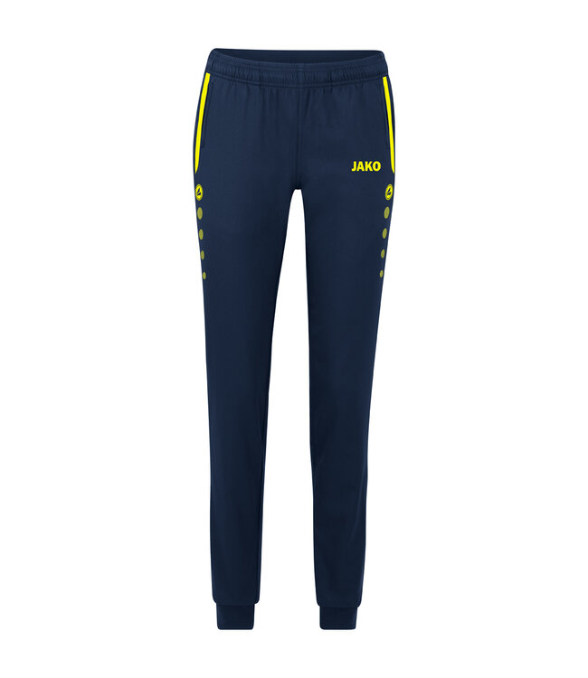 JAKO Vrijetijdsbroek Allround│KIDS-DAMES-UNI│Marine - Fluogeel