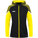 JAKO Jako Jas met Kap Performance│Dames│Zwart-Zachtgeel JAKO Jako Jas met Kap Performance│Dames│Zwart-Zachtgeel