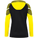 JAKO Jako Jas met Kap Performance│Dames│Zwart-Zachtgeel JAKO Jako Jas met Kap Performance│Dames│Zwart-Zachtgeel