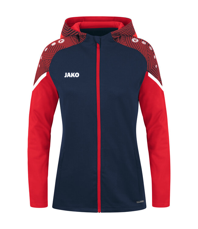 JAKO Jako Jas met Kap Performance│Dames│Marine-Rood