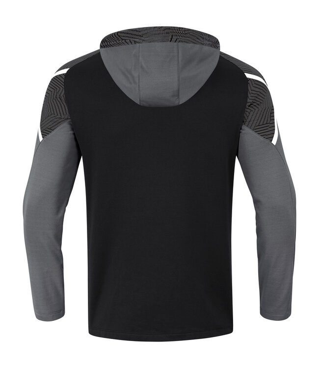 JAKO Jako Sweater met Kap Performance│Kids-Uni-Dames│Zwart-antra Light