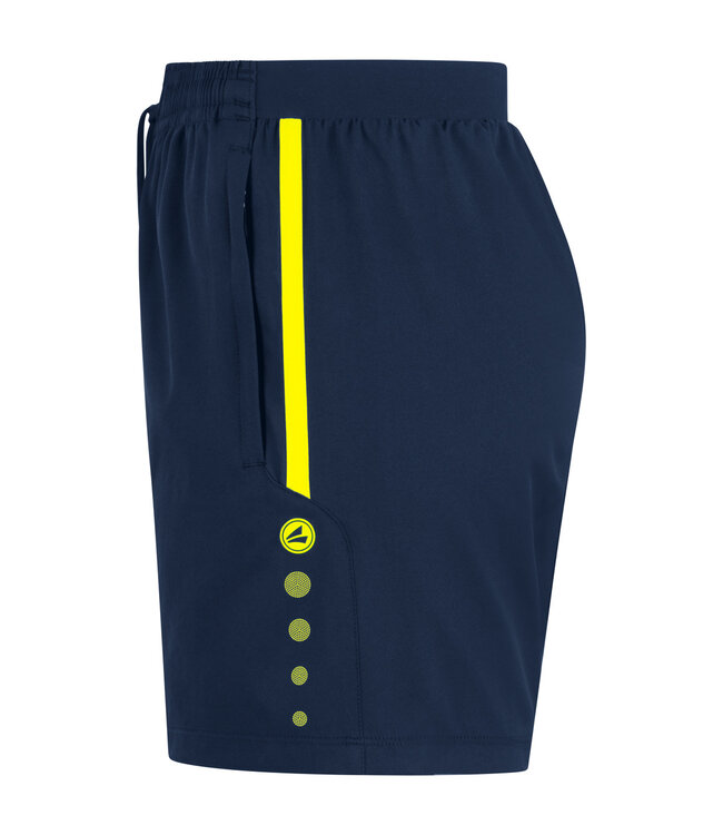 JAKO Short Allround│KIDS-DAMES-UNI│Marine-Fluogeel