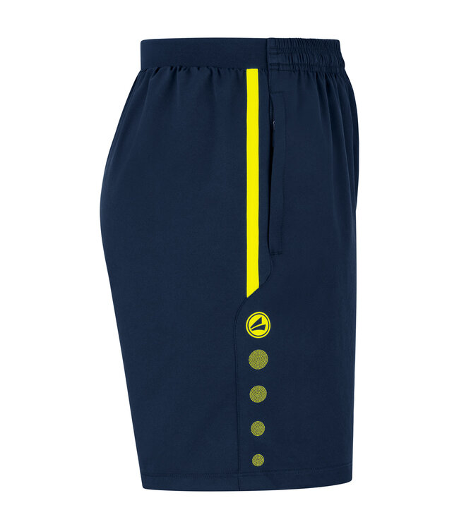 JAKO Short Allround│KIDS-DAMES-UNI│Marine-Fluogeel