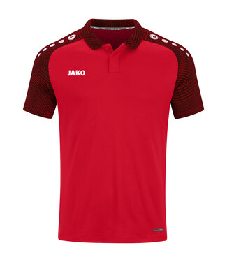 JAKO Jako Polo Performance│Kids-Uni-Dames│Rood-Zwart