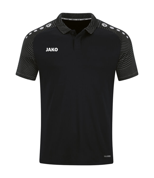 JAKO Jako Polo Performance│Kids-Uni-Dames│Zwart-Antra light