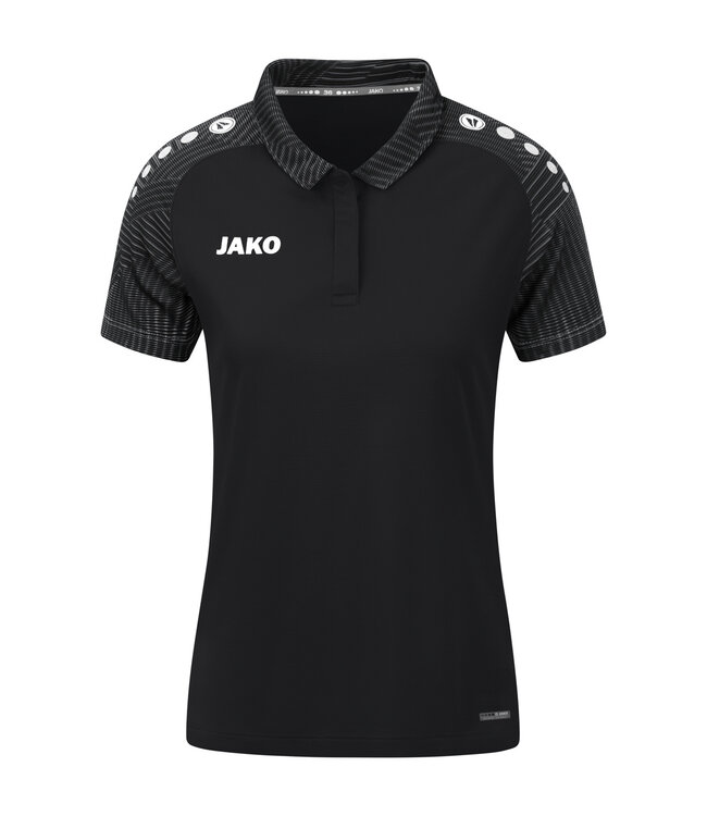 JAKO Jako Polo Performance│Kids-Uni-Dames│Zwart-Antra light
