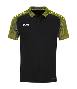 JAKO Jako Polo Performance│Kids-Uni-Dames│Zwart-Zachtgeel