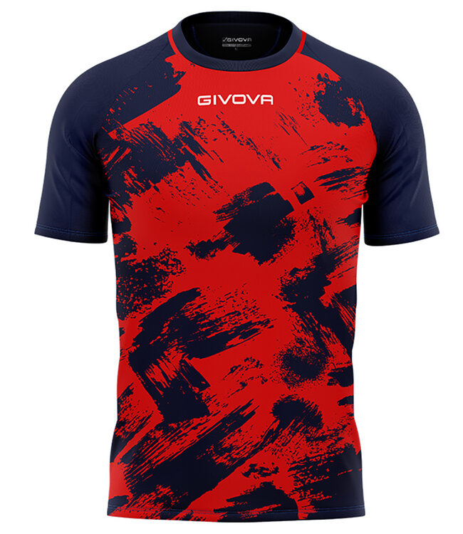 Givova Shirt Art Interlock 4XS-3XL│Rood-Navy