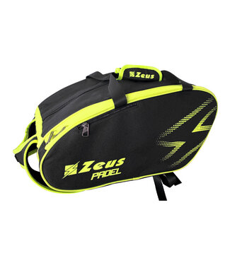 Zeus Tas voor Padel│Zwart fluogeel