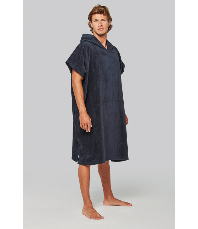 Proact Unisex Poncho met Capuchon van badstof