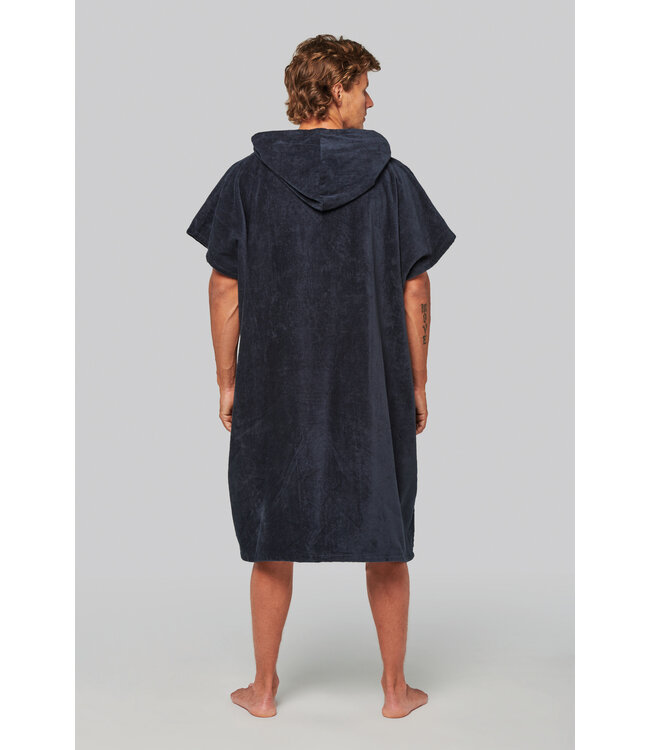 Proact Unisex Poncho met Capuchon van badstof