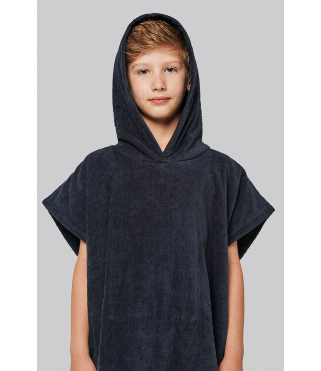 Proact Kinder Poncho met Capuchon van badstof