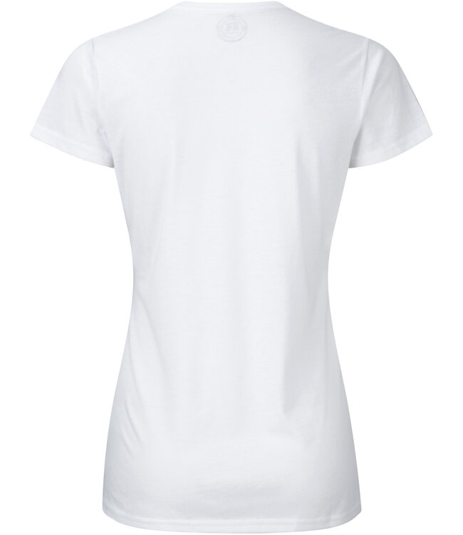 Ladies' HD crew neck T-shirt│Wit