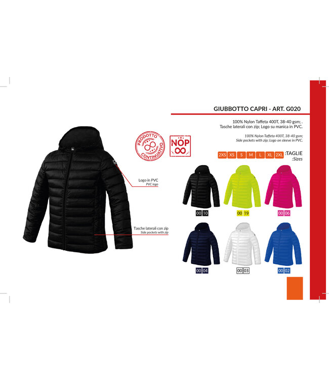 Givova Jas Capri│Wit