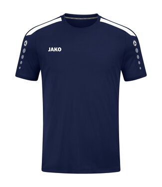 JAKO Shirt Power | Marine - Wit
