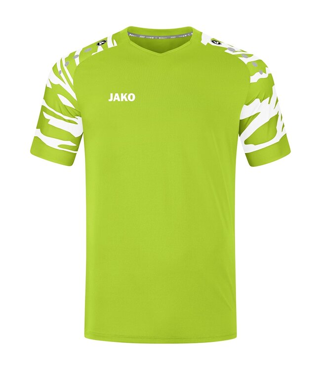 JAKO Shirt Wild | Sportgroen-Wit | kleur foto wijkt af. Zie kleur short
