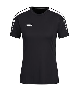 JAKO Shirt Power Dames |Zwart - Wit