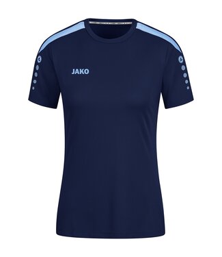 JAKO Shirt Power Dames |Marine - Hemelsblauw