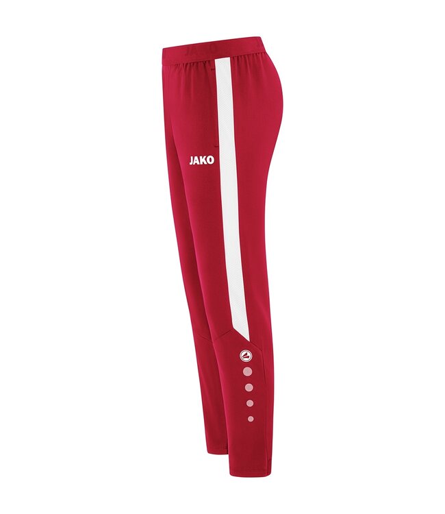 JAKO Jako vrijetijdsbroek Power│Kids - Uni - Dames│Rood-Wit
