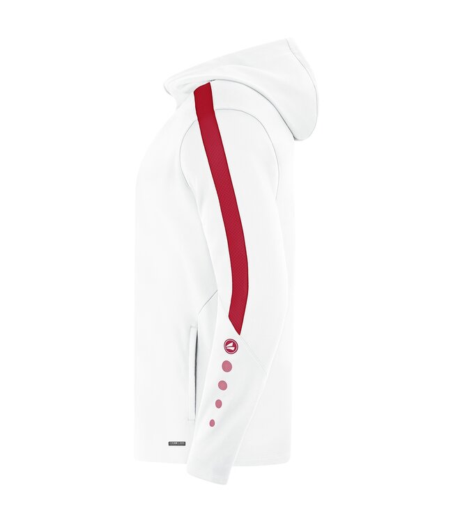JAKO Jako Jas met Kap Power│Kids - Uni - Dames│Wit-Rood