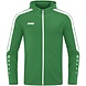 JAKO Jako Jas met Kap Power│Kids - Uni - Dames│Sportgroen - Wit JAKO Jako Jas met Kap Power│Kids - Uni - Dames│Sportgroen - Wit