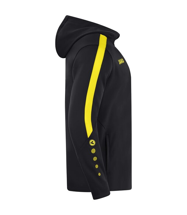 JAKO Jako Jas met Kap Power│Kids - Uni - Dames│Zwart - Citroen