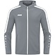 JAKO Jako Jas met Kap Power│Kids - Uni - Dames│Steengrijs - Wit JAKO Jako Jas met Kap Power│Kids - Uni - Dames│Steengrijs - Wit