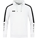 JAKO Jako sweater met Kap Power│Kids - Uni - Dames│Wit - Zwart JAKO Jako sweater met Kap Power│Kids - Uni - Dames│Wit - Zwart