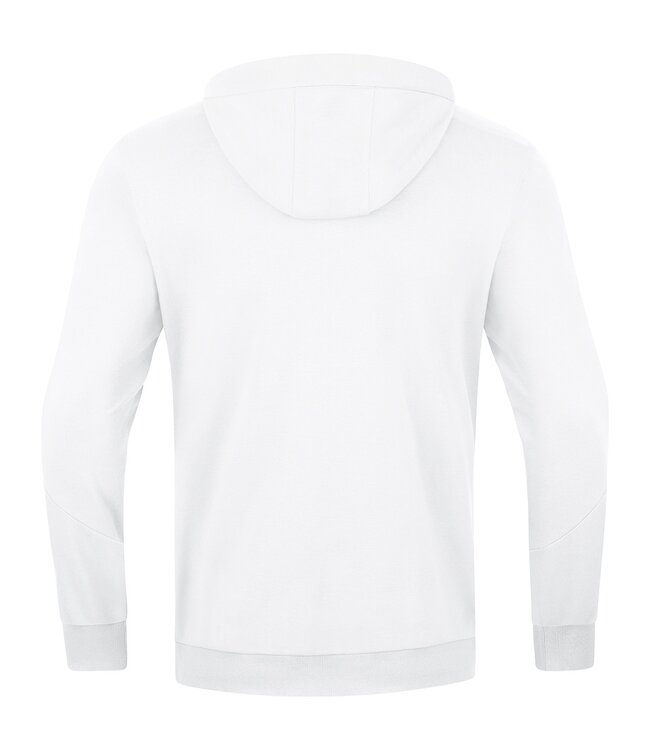 JAKO Jako sweater met Kap Power│Kids - Uni - Dames│Wit - Zwart