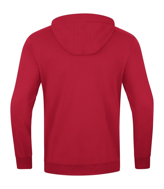 JAKO Jako sweater met Kap Power│Kids - Uni - Dames│Rood - Wit