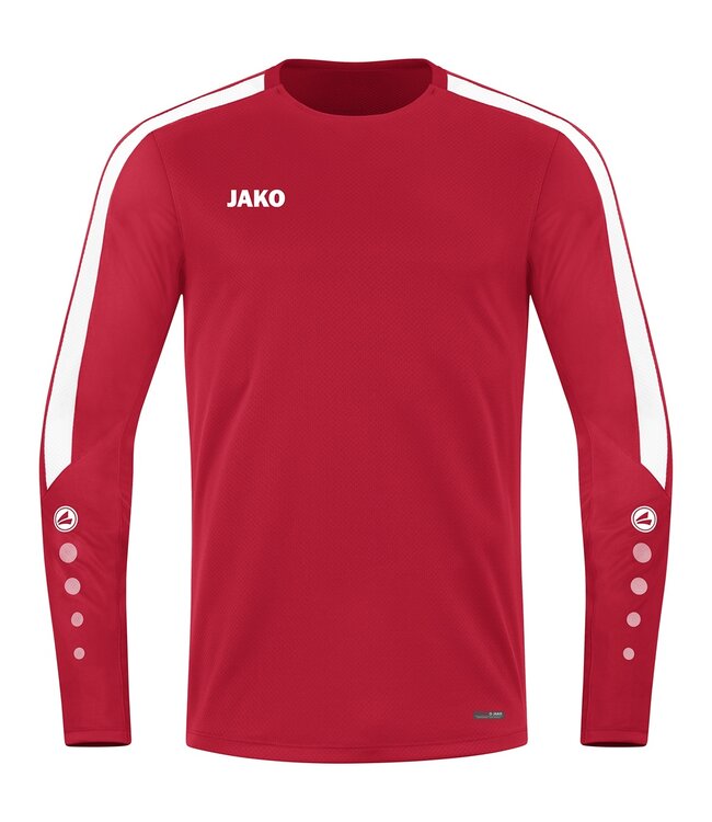 JAKO Jako sweater Power│Kids - Uni │Rood - Wit