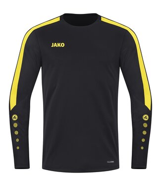 JAKO Jako sweater Power│Kids - Uni │Zwart - Citroen