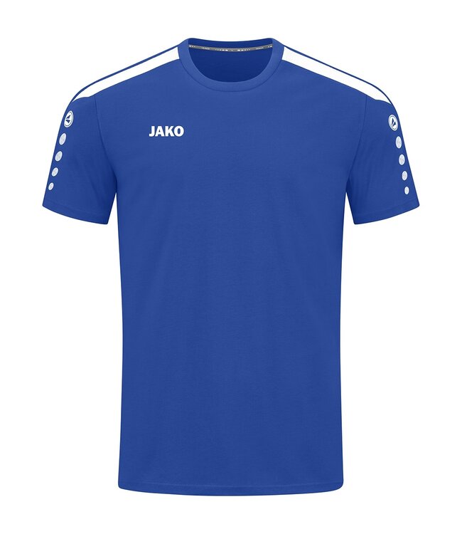 JAKO Shirt T-Shirt Power |Royal - Wit