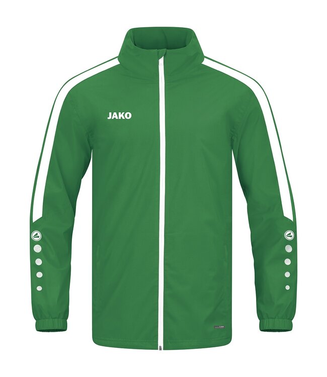 JAKO Regenjas Power | Kids -Uni | Sportgroen