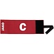 JAKO Aanvoerdersband Classico met opdruk C | junior en senior | Rood JAKO Aanvoerdersband Classico met opdruk C | junior en senior | Rood