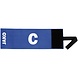 JAKO Aanvoerdersband Classico met opdruk C | junior en senior | Royal JAKO Aanvoerdersband Classico met opdruk C | junior en senior | Royal