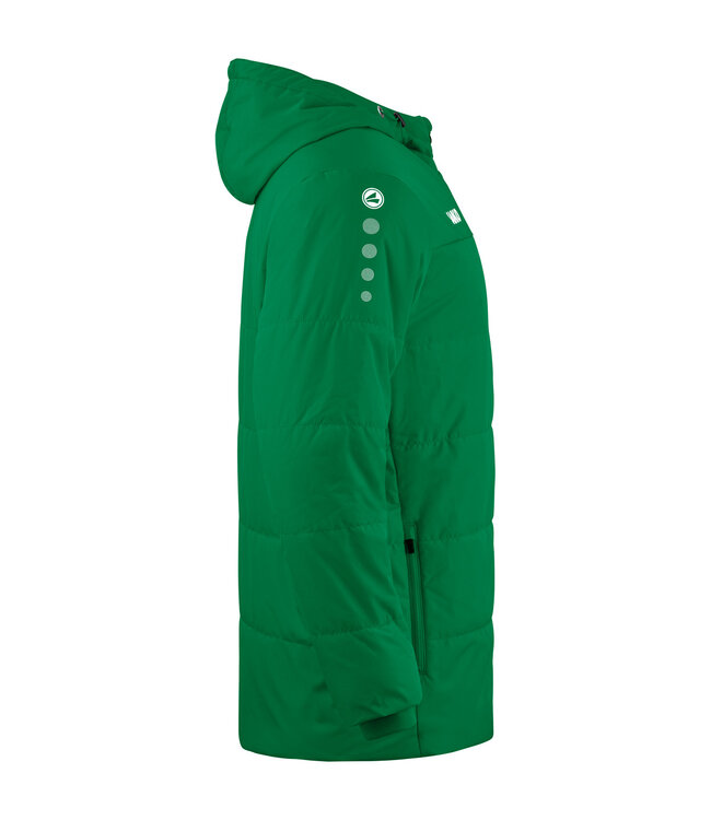 JAKO Coachjas Team met kap| KIDS EN ADULTS | Sportgroen