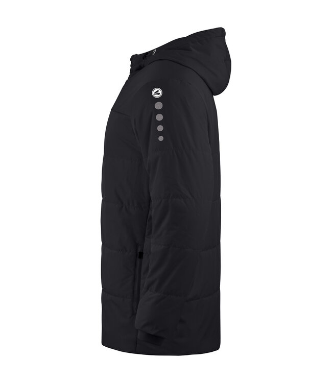JAKO Coachjas Team met kap | KIDS EN ADULTS | Zwart