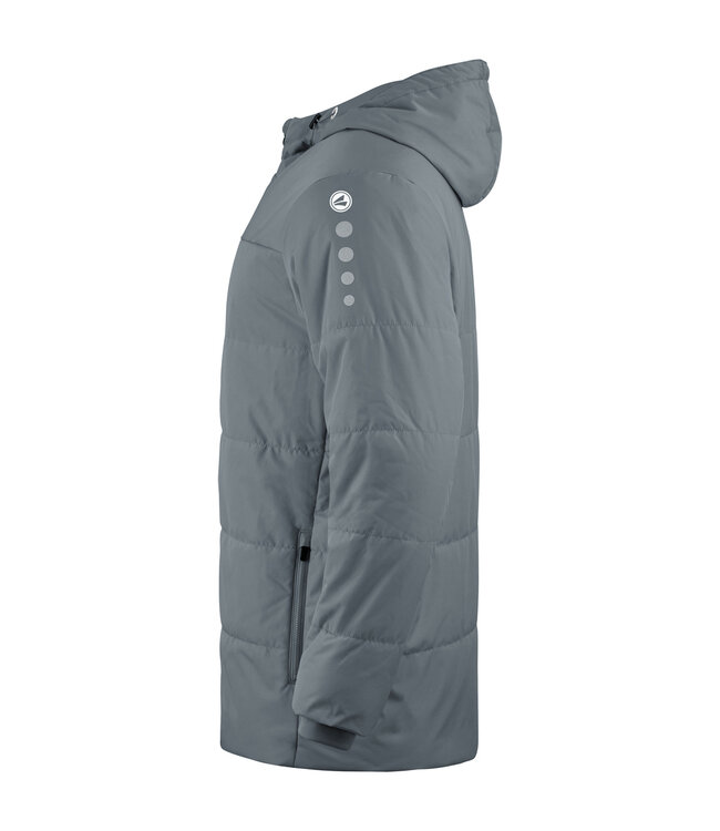 JAKO Coachjas Team met kap | KIDS EN ADULTS | Steengrijs