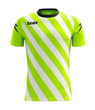 Zeus Shirt ZIP │Fluogeel - Wit