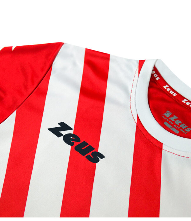 Zeus Shirt ZIP │Rood - Wit