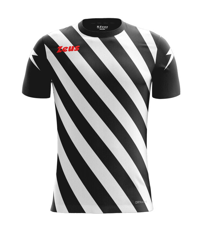 Zeus Shirt ZIP │Zwart - Wit