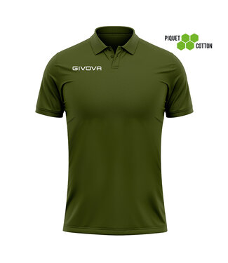 Givova Polo Cotone Piquet Summer│Kids-Uni│Legergroen