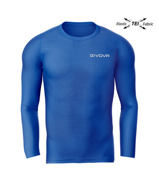 Givova Thermoshirt lange mouw| KIDS en UNI| 3XS-2XL| Royalblue