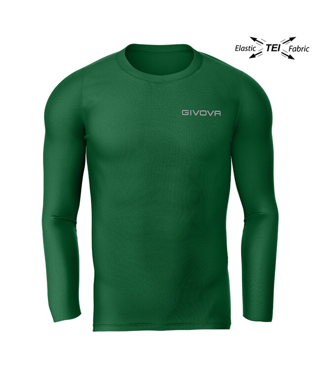 Givova Thermoshirt lange mouw| KIDS en UNI| 3XS-2XL| Groen