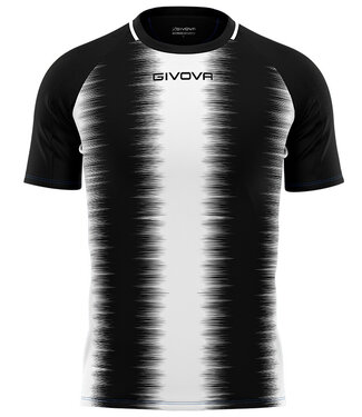 Givova Shirt Stripe| M-L-XL | Zwart-Wit