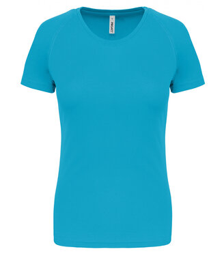 Proact Sportshirt Basic Dames - Light Turquoise