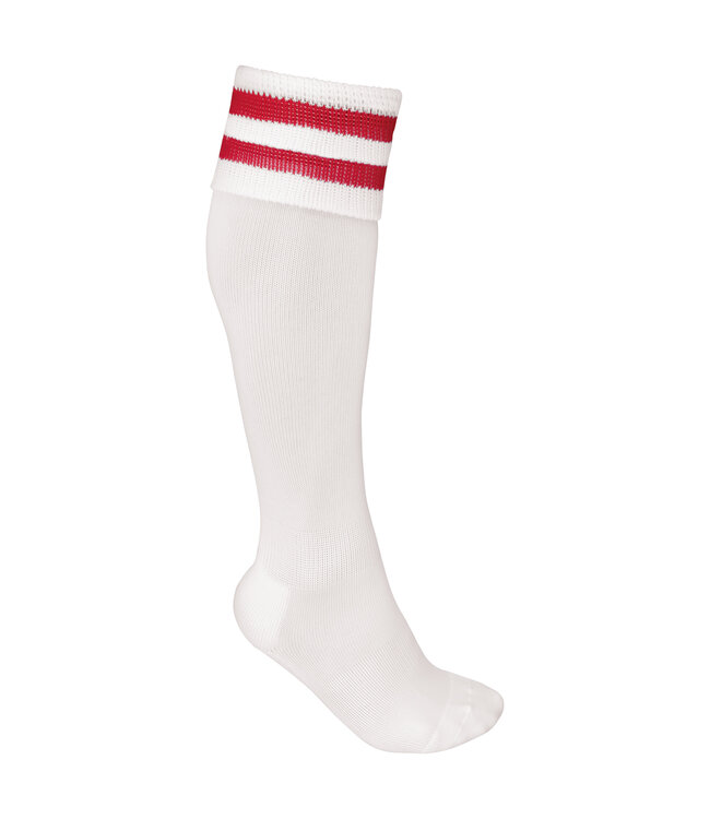 Proact Striped sportkousen Wit-Rood