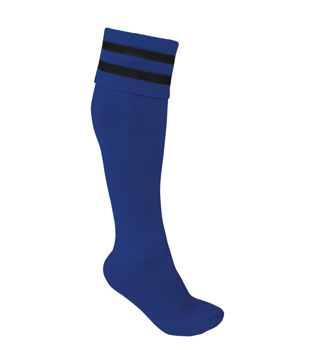 Proact Striped sportkousen Royalblue Zwart