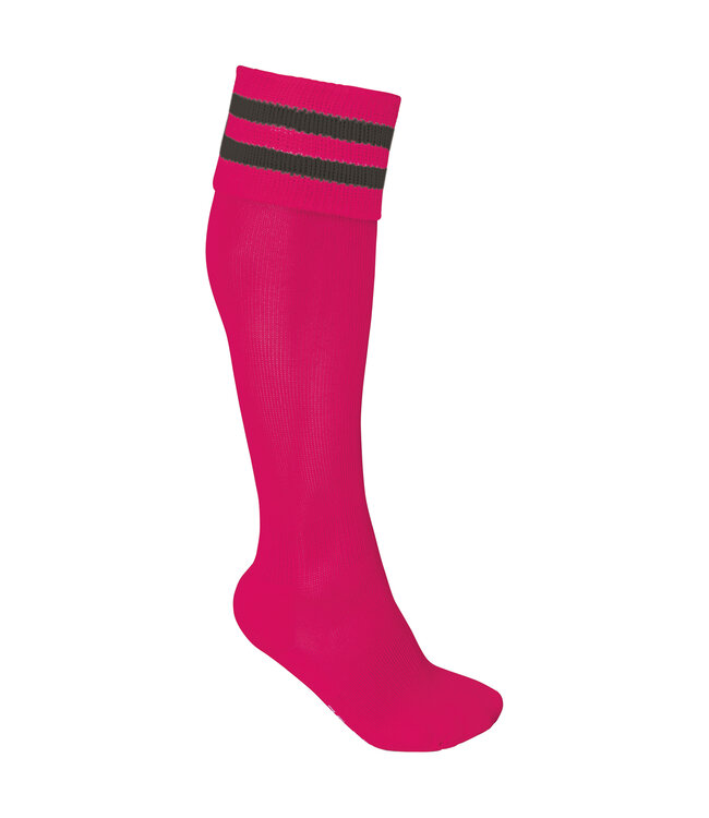 Proact Striped sportkousen Sporty Pink Darkgrey